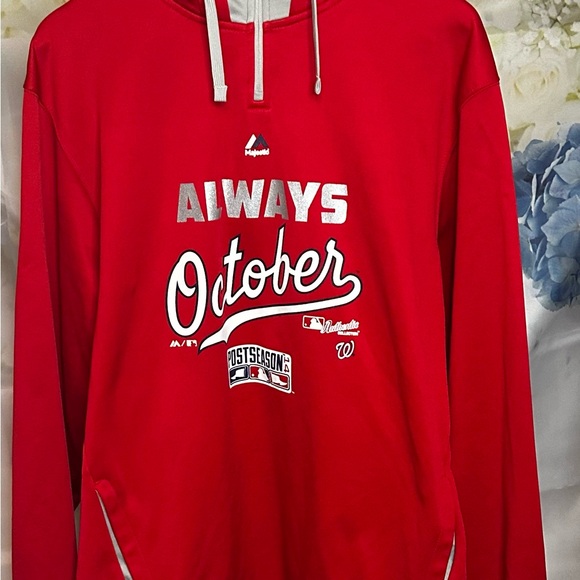 Washington Nationals Always October Mens hoodie - Picture 9 of 17